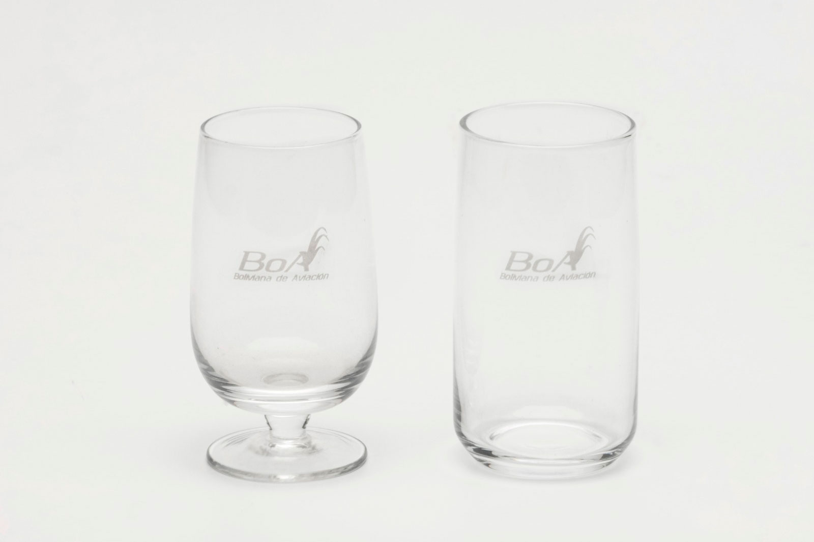 Vasos de vidrio business class